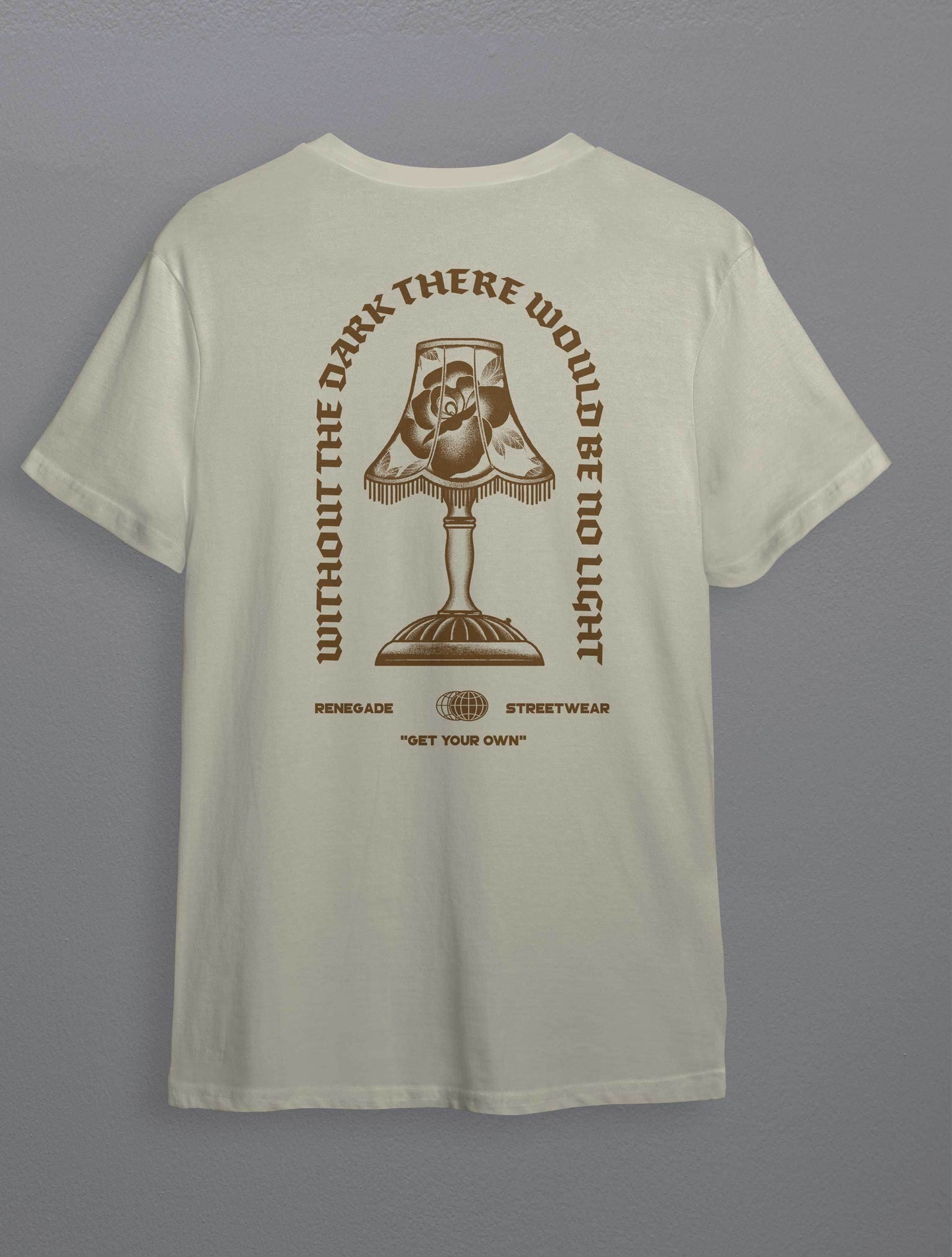 Without The Dark | Natural Cotton Oversize Tee - Original Renegade