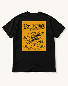 Classic Rose Graphic Tee showing the large rose graphic on the back.