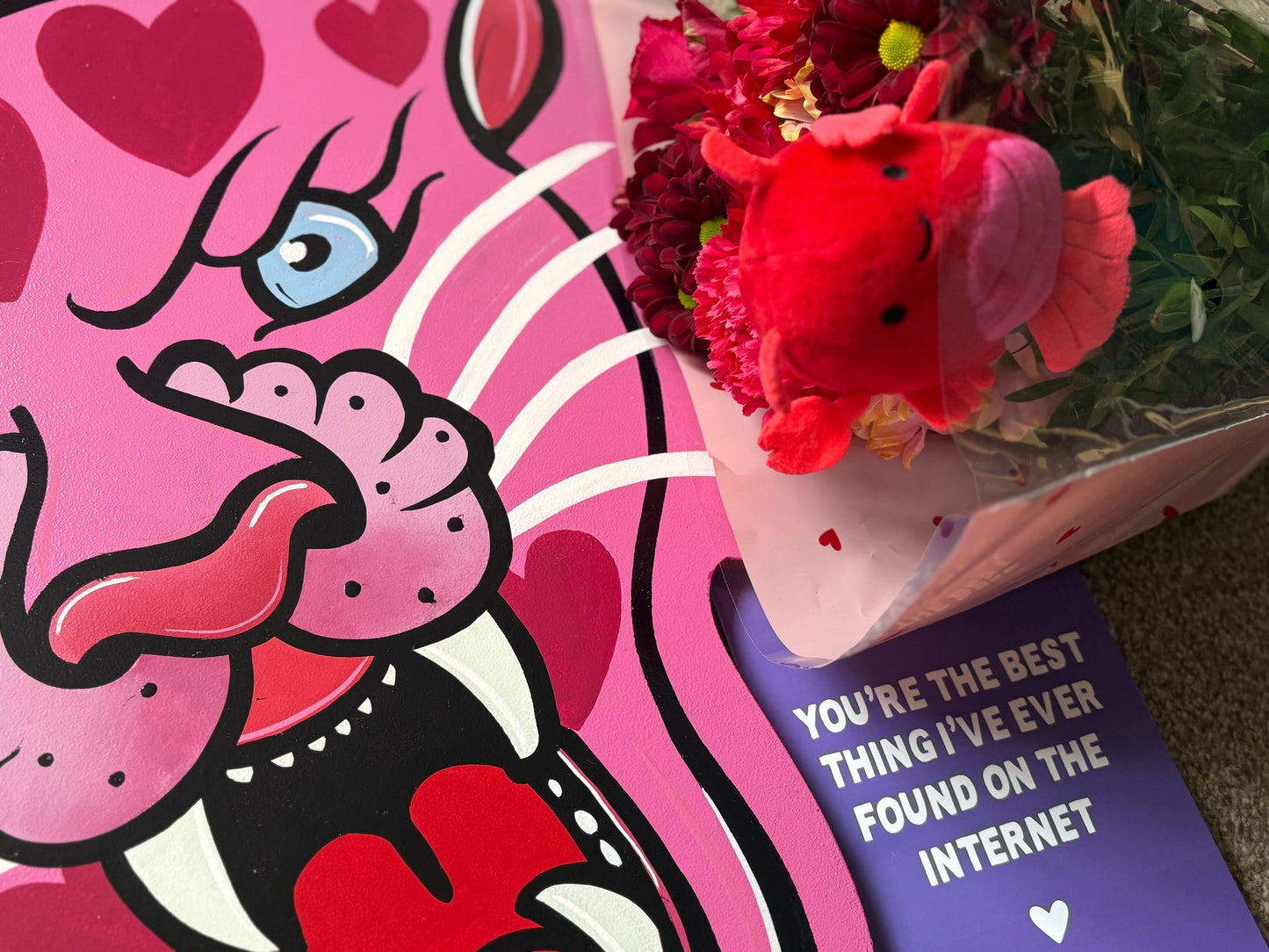 Traditional Pink Panther Painting