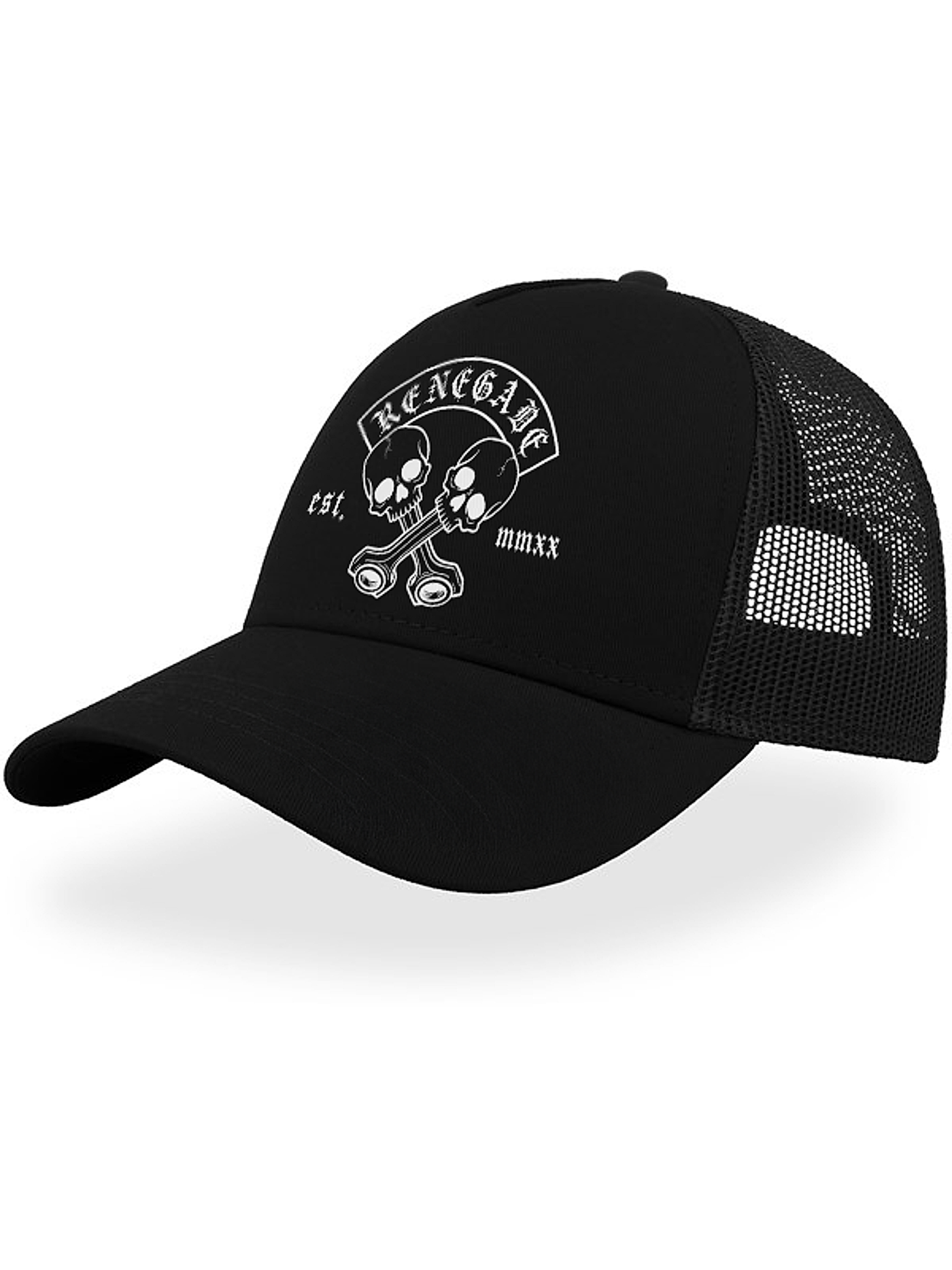 Renegade Piston trucker cap black product photo - Original Renegade