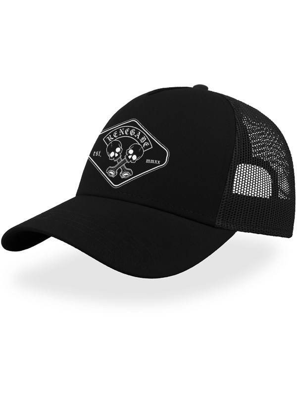 Renegade Motel Key trucker cap black product photo - Original Renegade