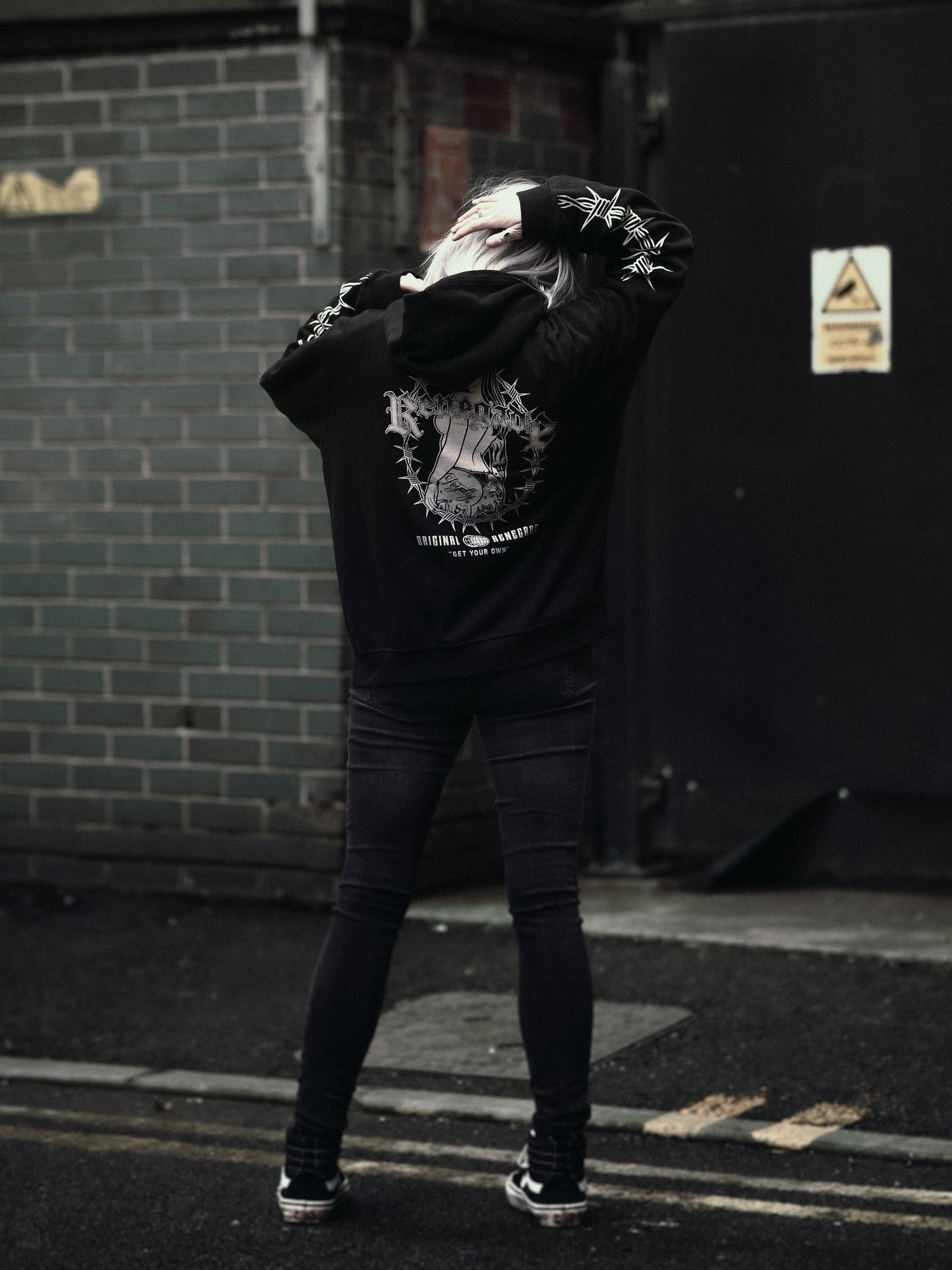 Graphic hoodie lifestyle fit photo - Original Renegade