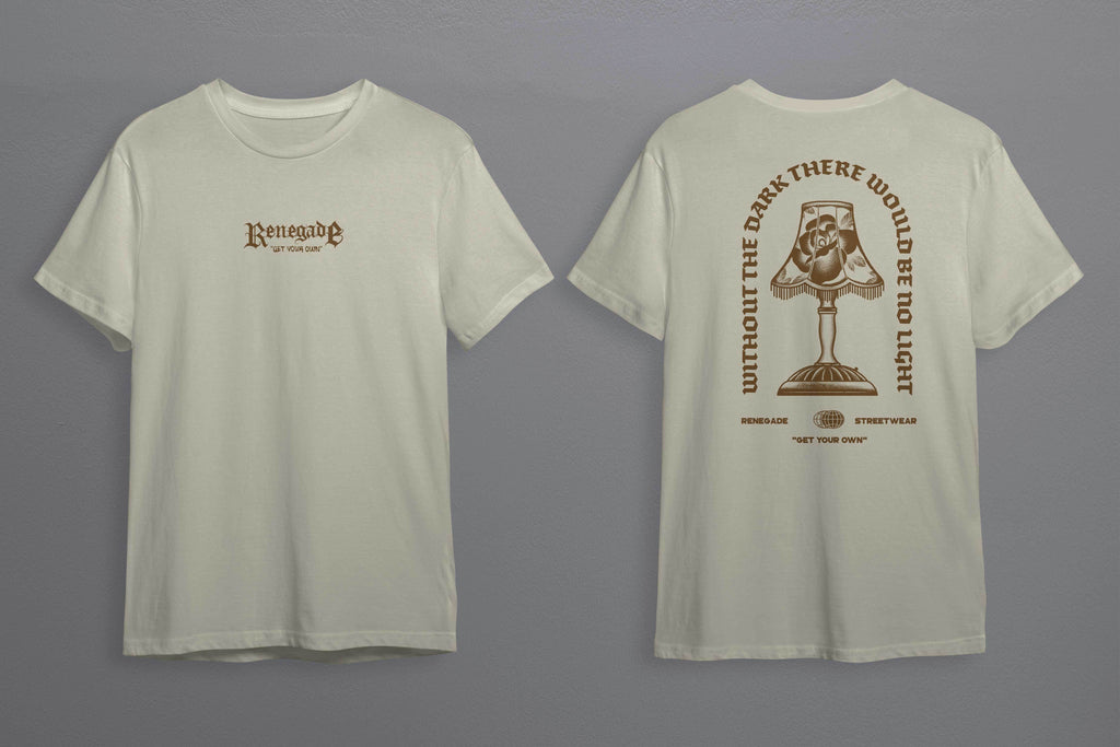 Without The Dark | Natural Cotton Oversize Tee - Original Renegade