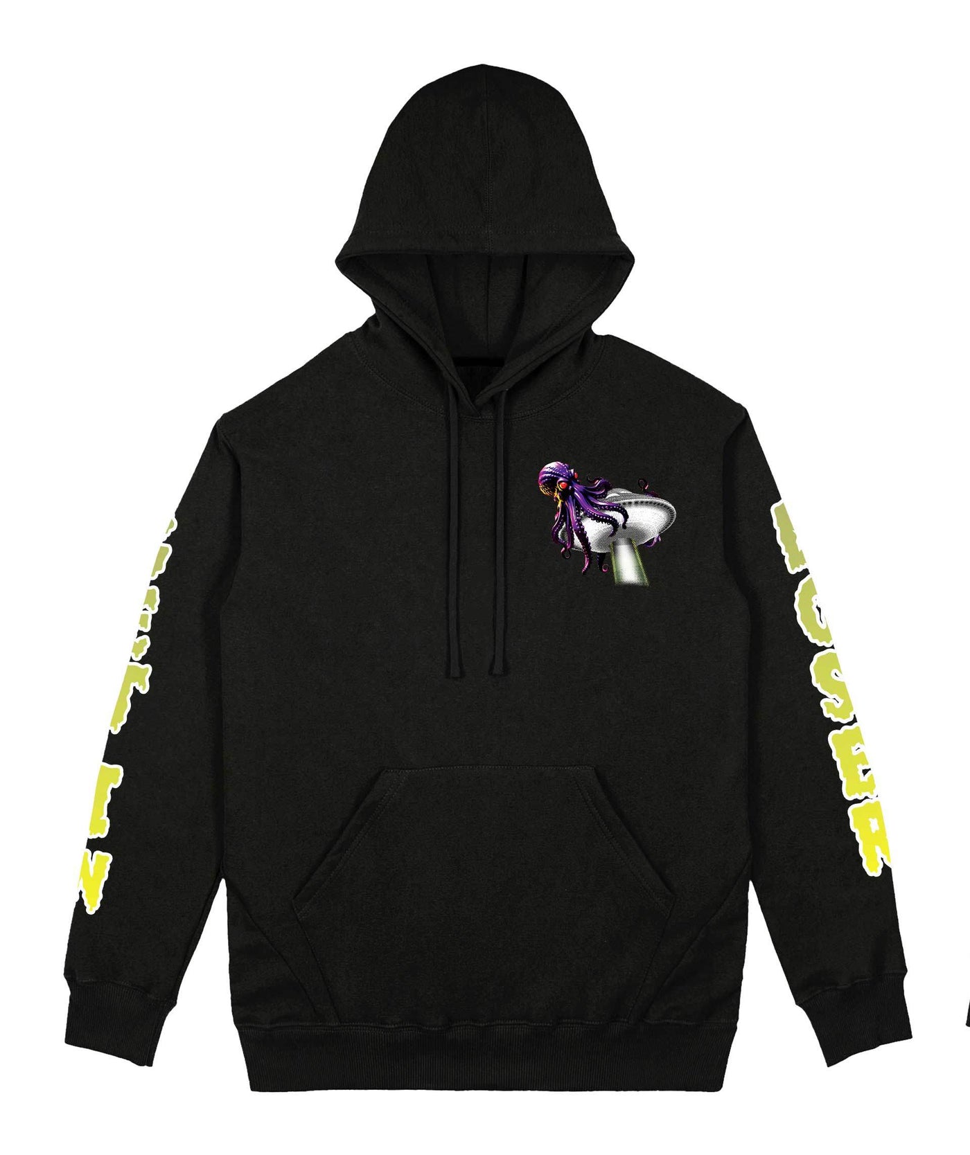 Get In Loser heavy hoodie — front view, Original Renegade