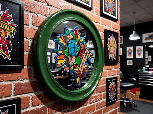 In Your Hands | Hand Painted Art on Glass Mirror - Original Renegade