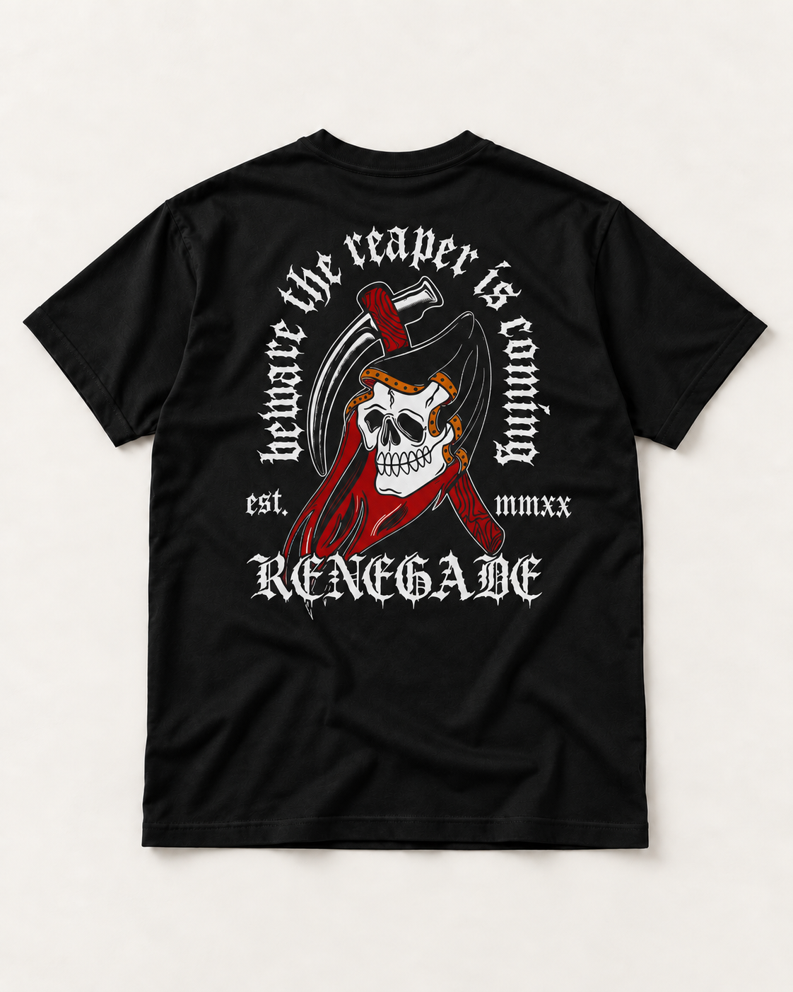 Tattoo Classics two-tee bundle — The Reaper graphic tee component