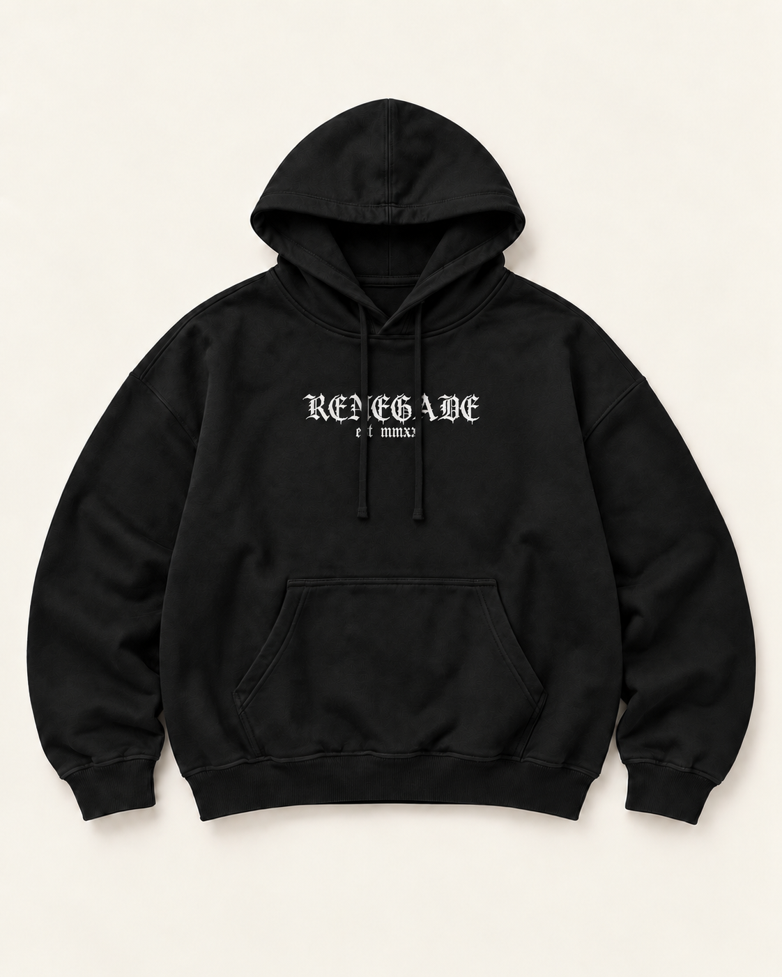 The Reaper black tattoo graphic hoodie by Original Renegade, product image two