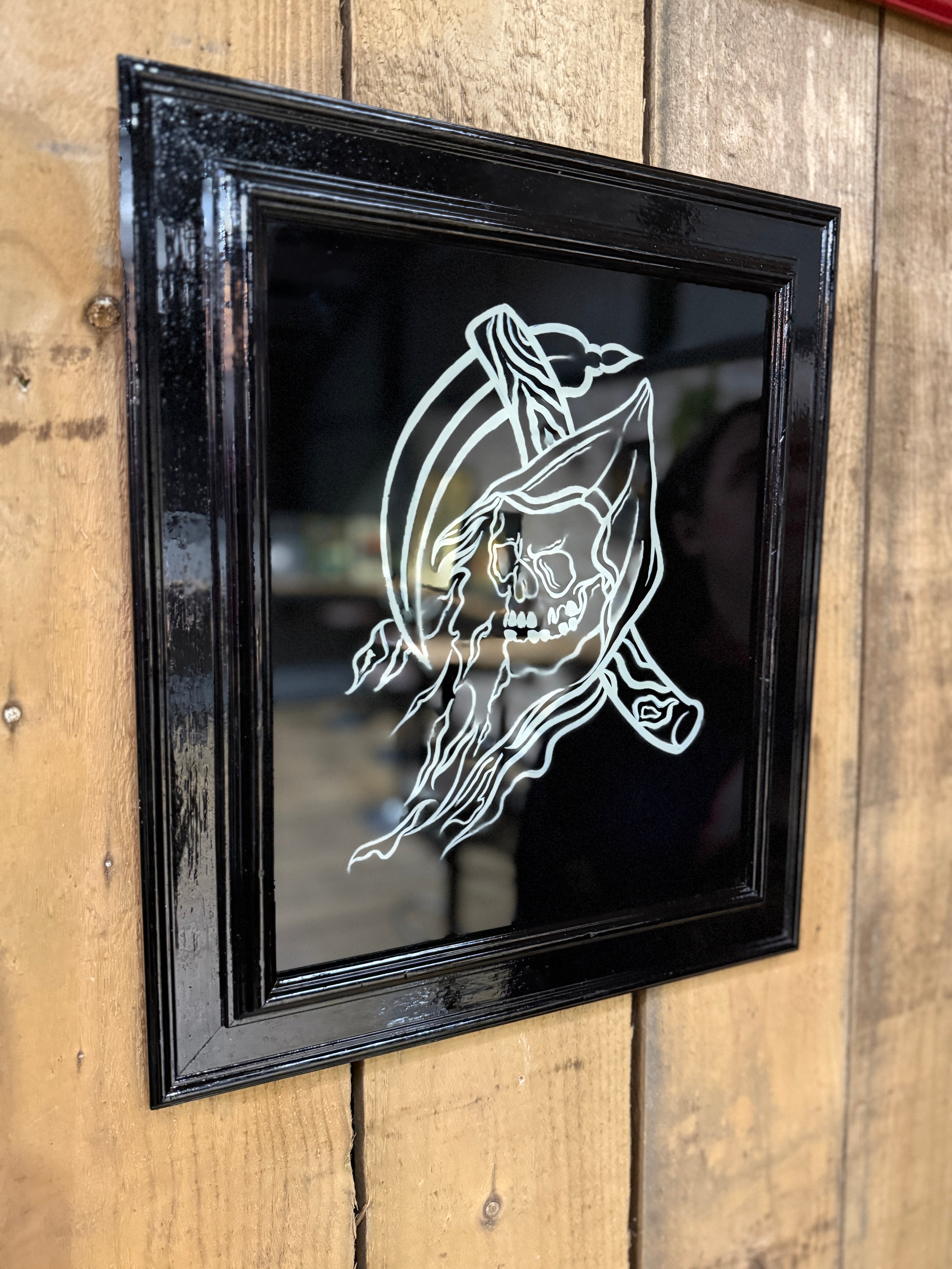 The Reaper | Glass Painting