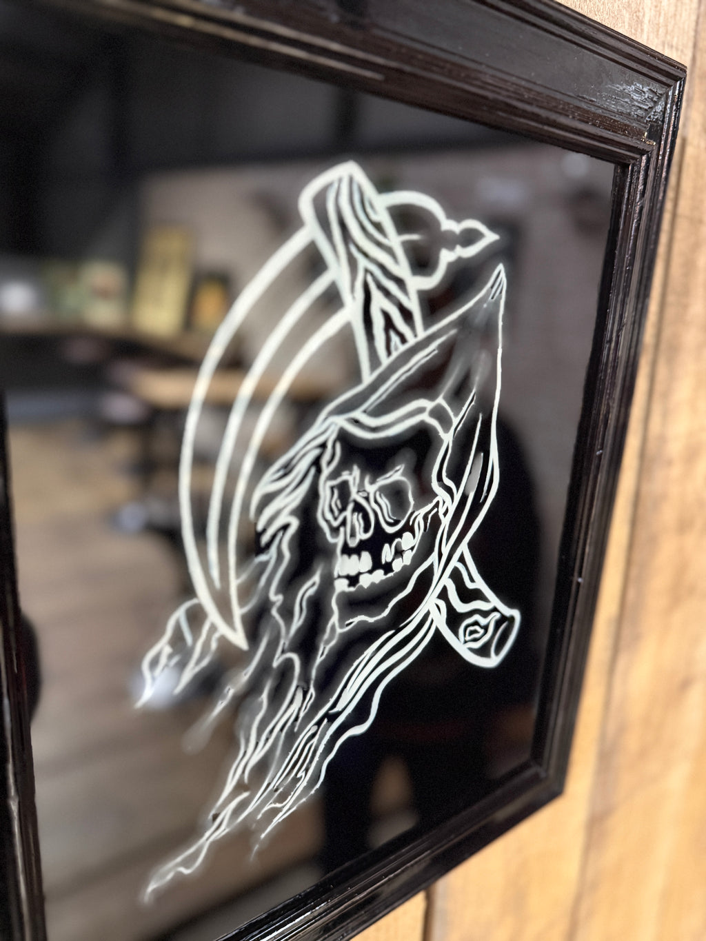The Reaper | Glass Painting