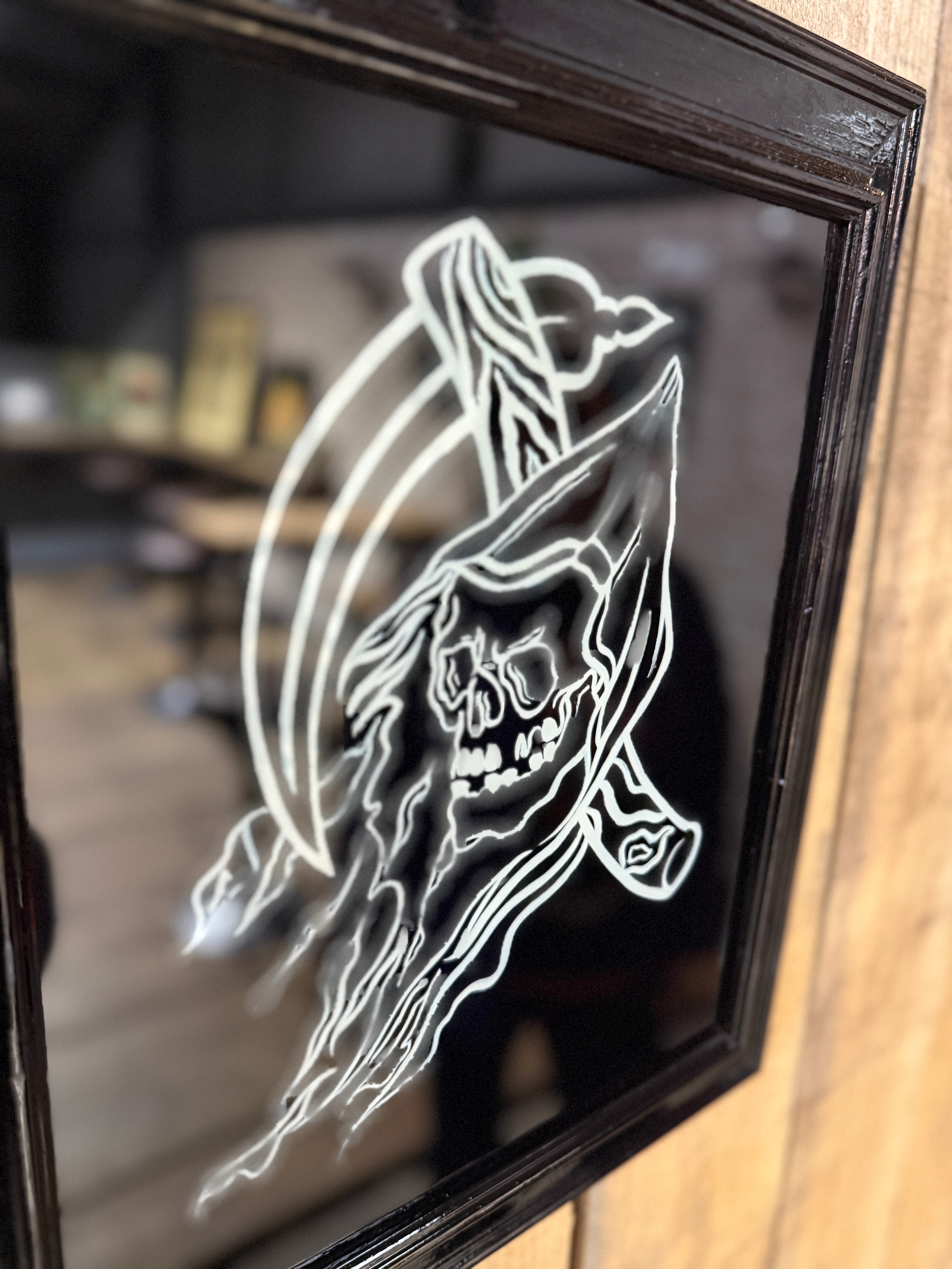 The Reaper | Glass Painting
