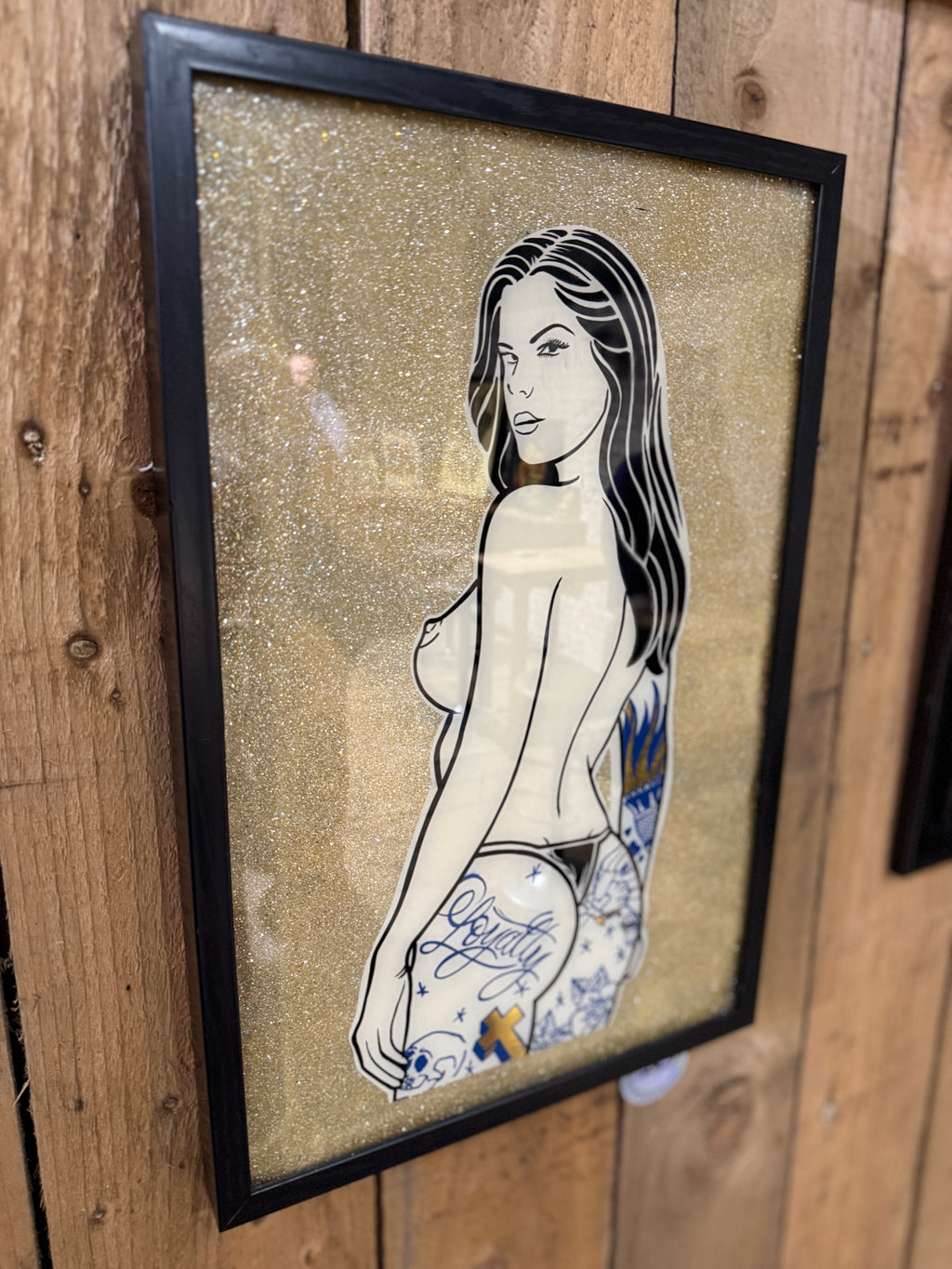 Trouble | Hand Painted with 23ct Gold