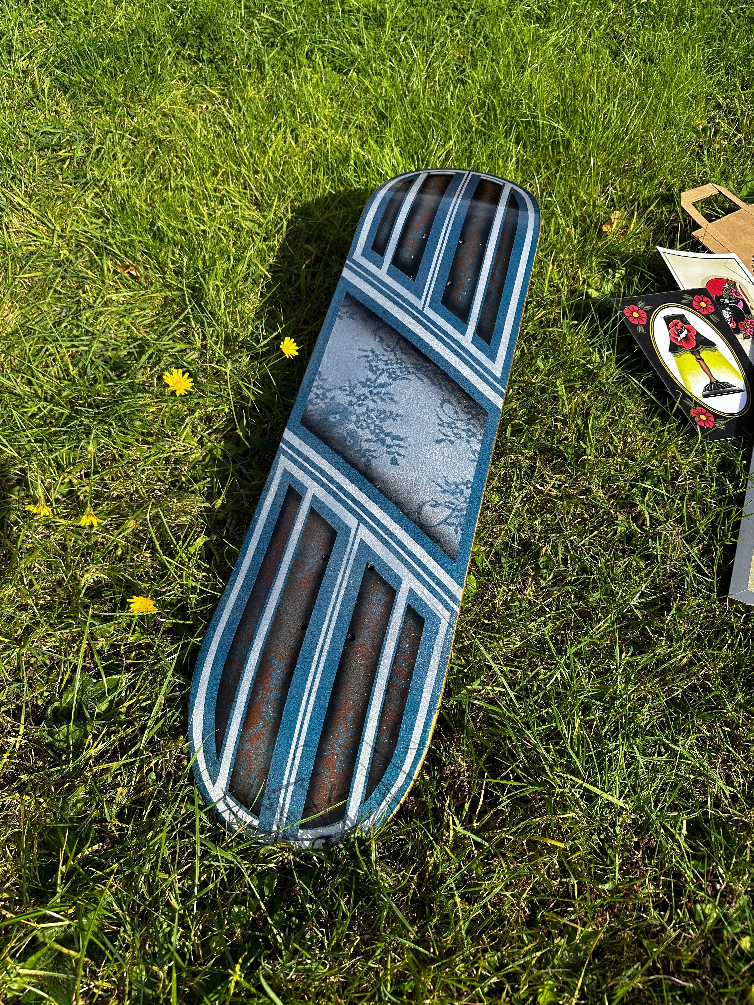 Lace Pinstripe Skateboard Deck - Original Renegade