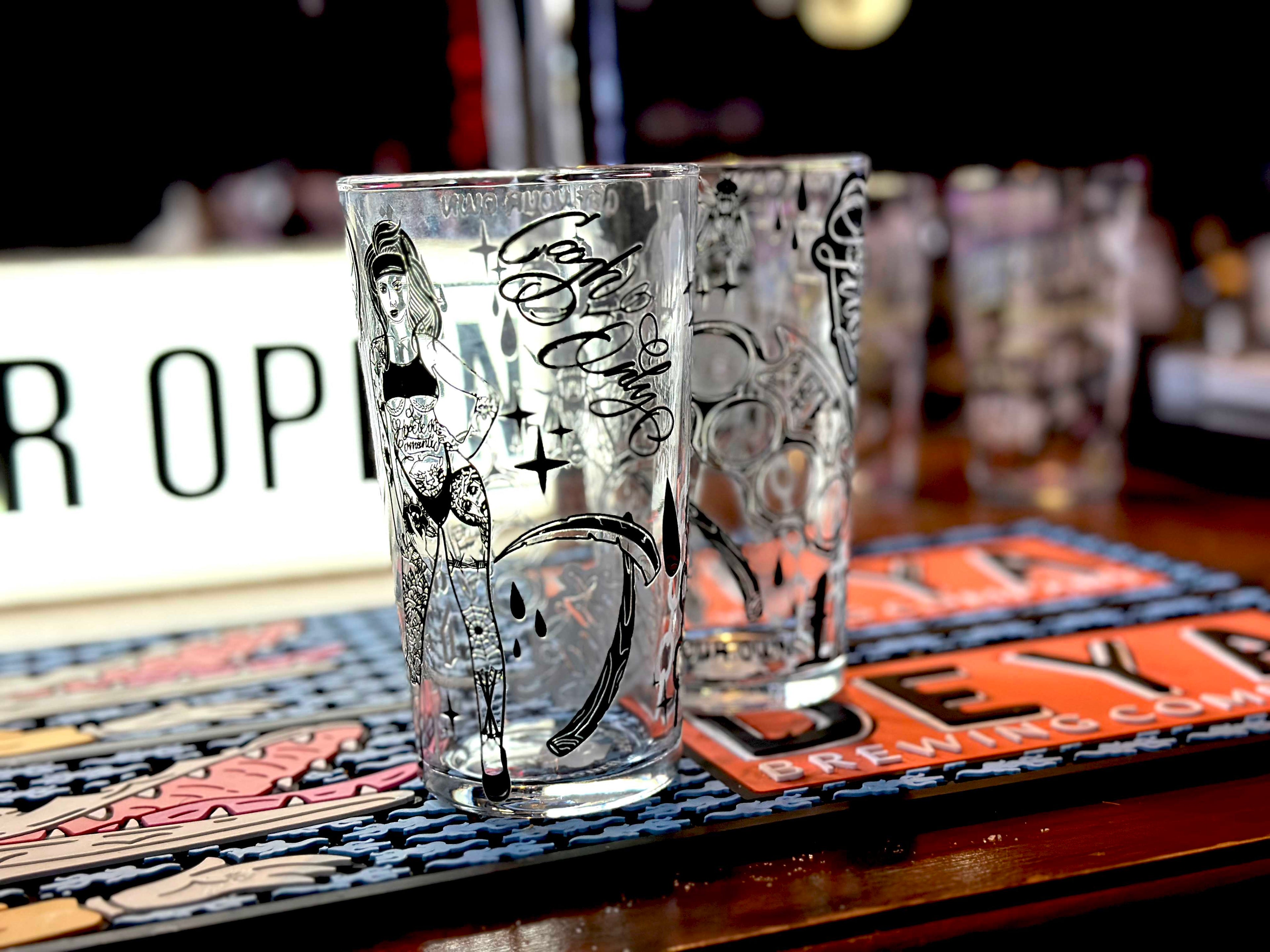 F**ck Luck Pint Glass