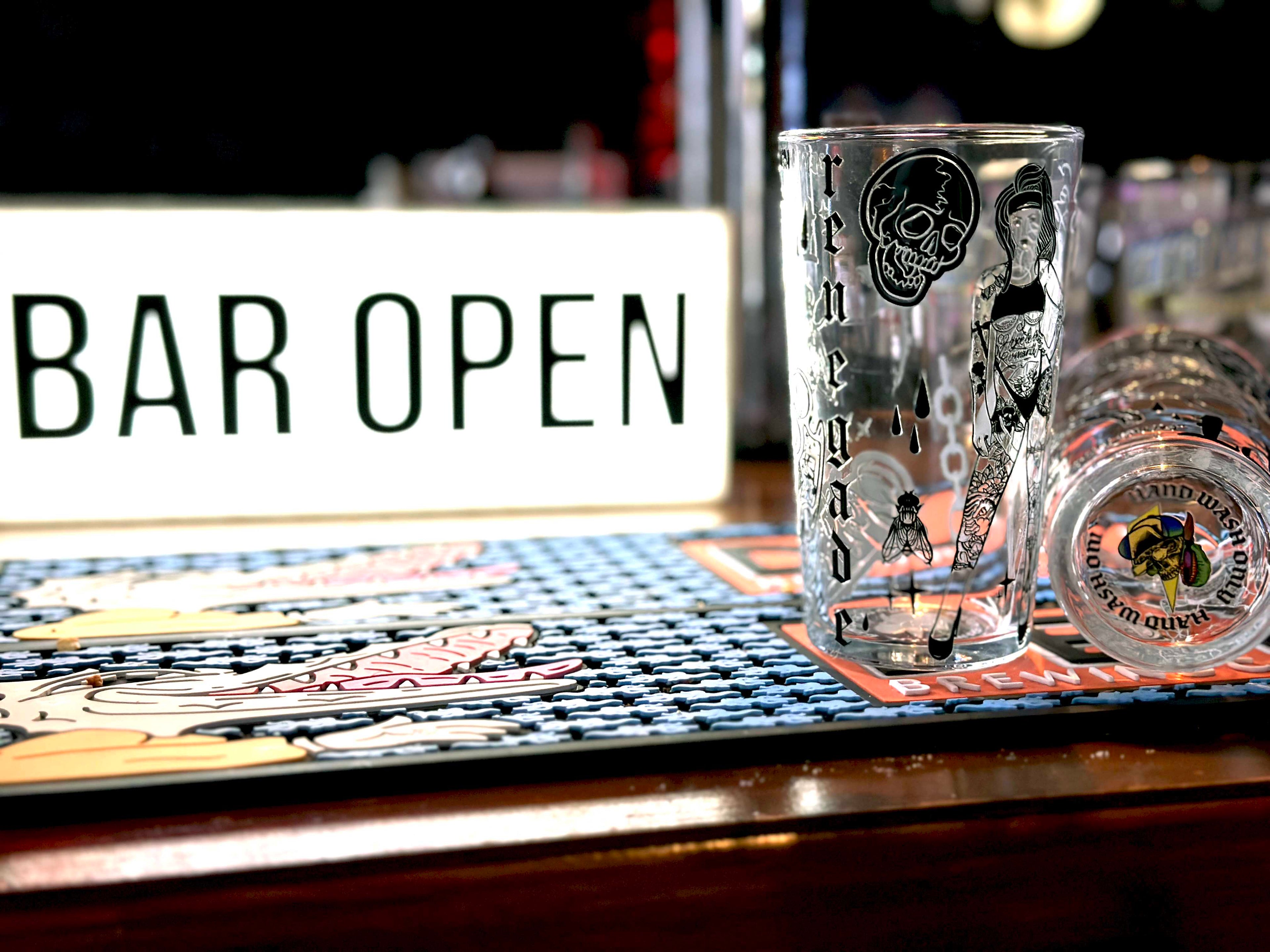 F**ck Luck Pint Glass