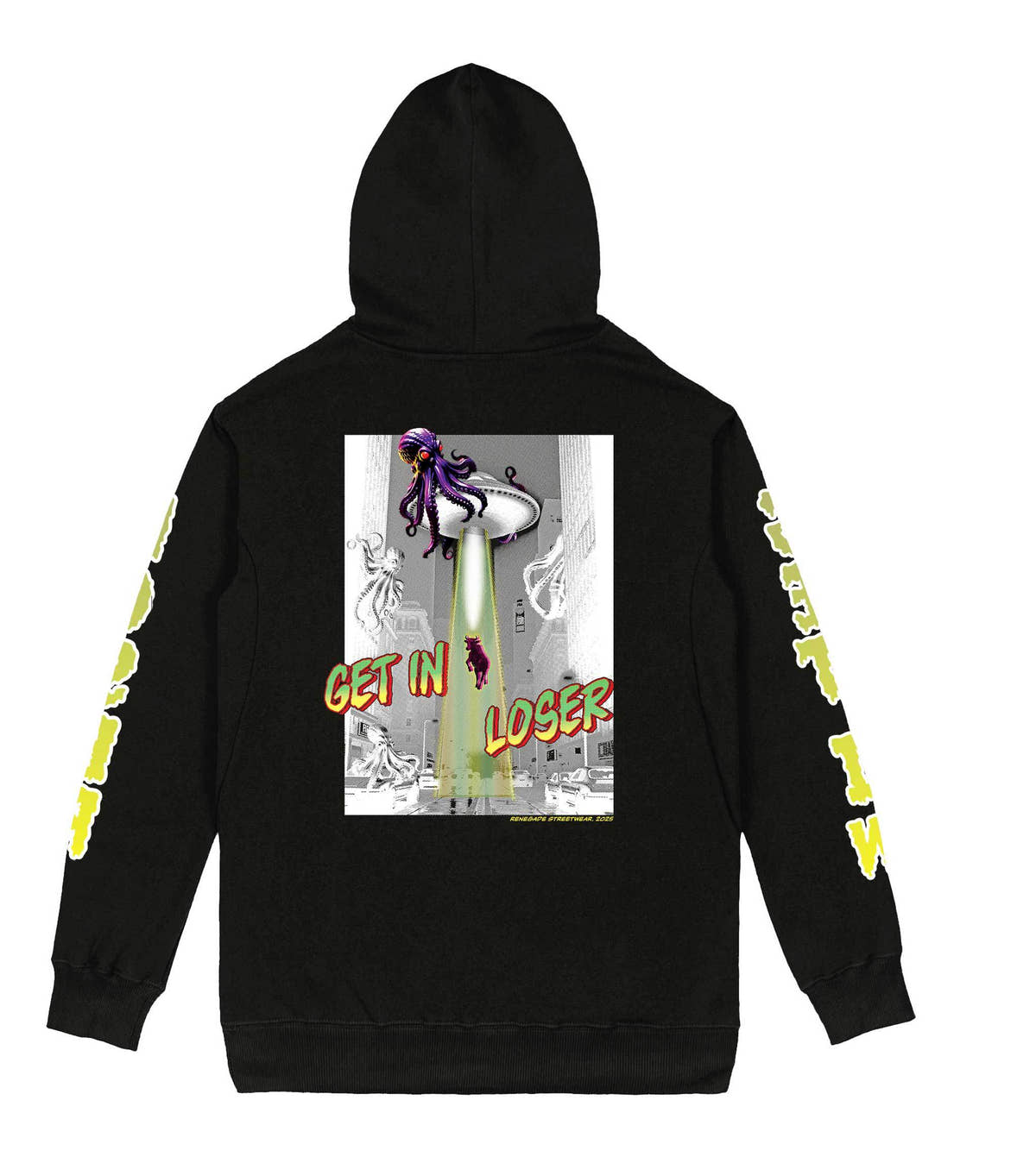 Original Renegade Get In Loser graphic hoodie