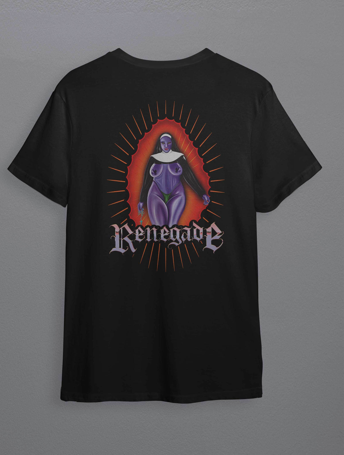 Sinnin' Never Looked So Sweet graphic tee — back print, Original Renegade