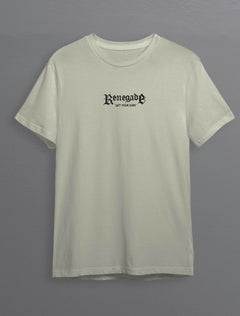 Black graphic tee front print product photo - Original Renegade