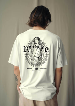 Black graphic tee model fit photo - Original Renegade