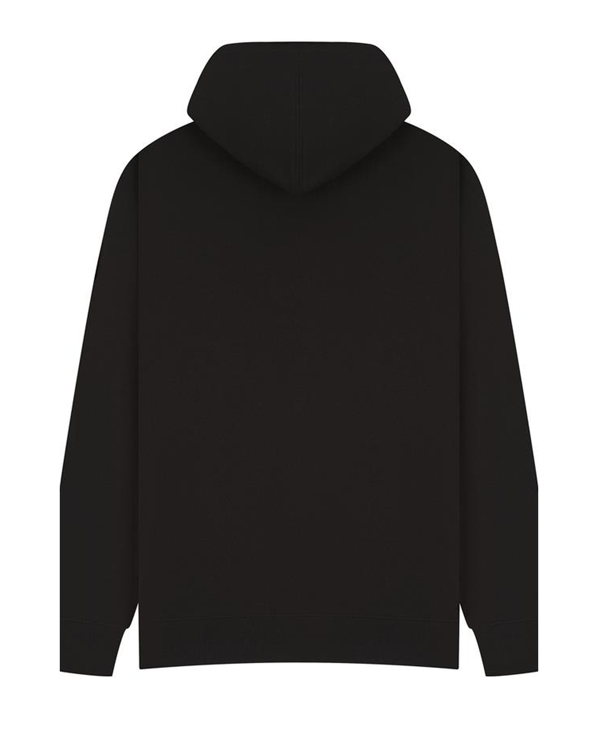 Black Deathcore Core Classics hoodie blank back. Front print only; no back artwork.