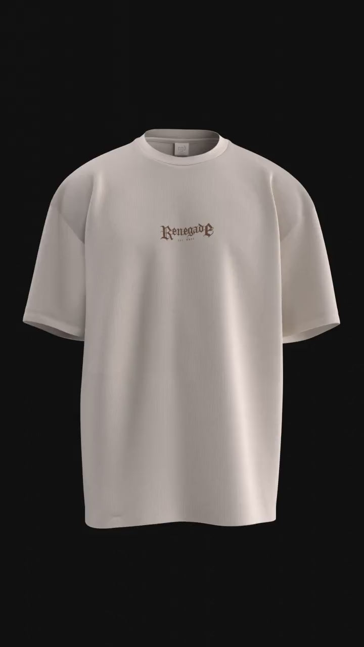 Without The Dark | Natural Cotton Oversize Tee