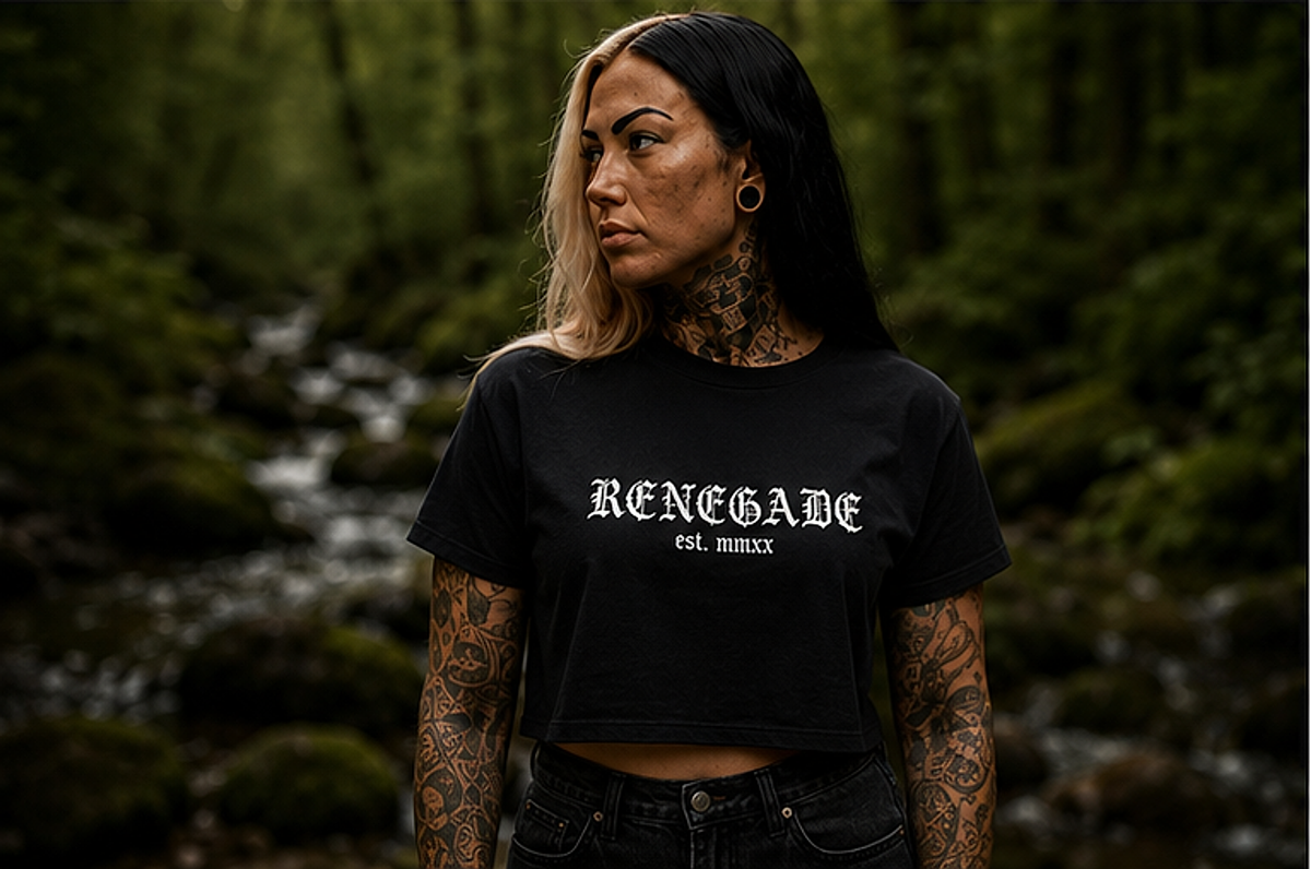 Original Renegade cropped graphic fits