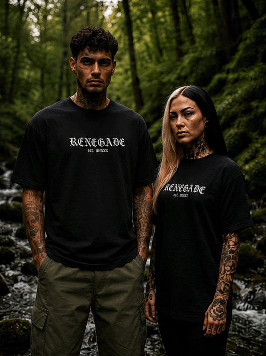 Original Renegade £10 graphic tees campaign