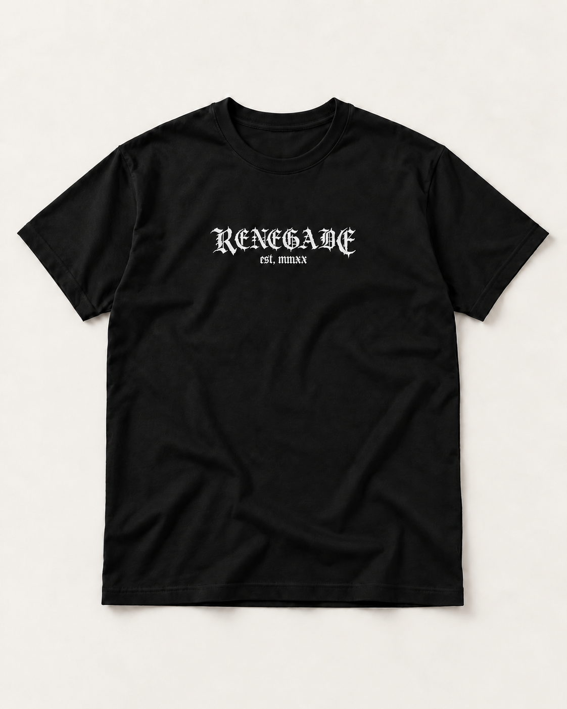 Ship & Rose Tattoo Graphic Tee, front view on a regular fit T-shirt.