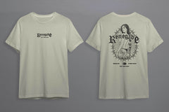 Black graphic tee front and back product mockup - Original Renegade